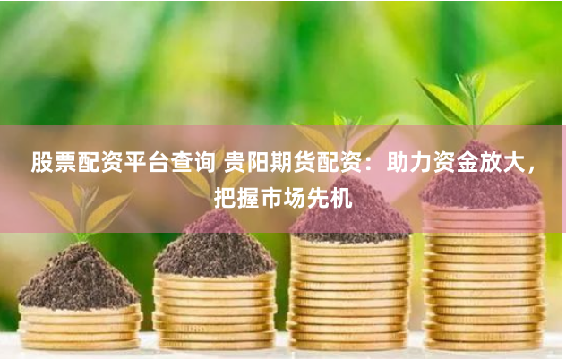 股票配资平台查询 贵阳期货配资：助力资金放大，把握市场先机